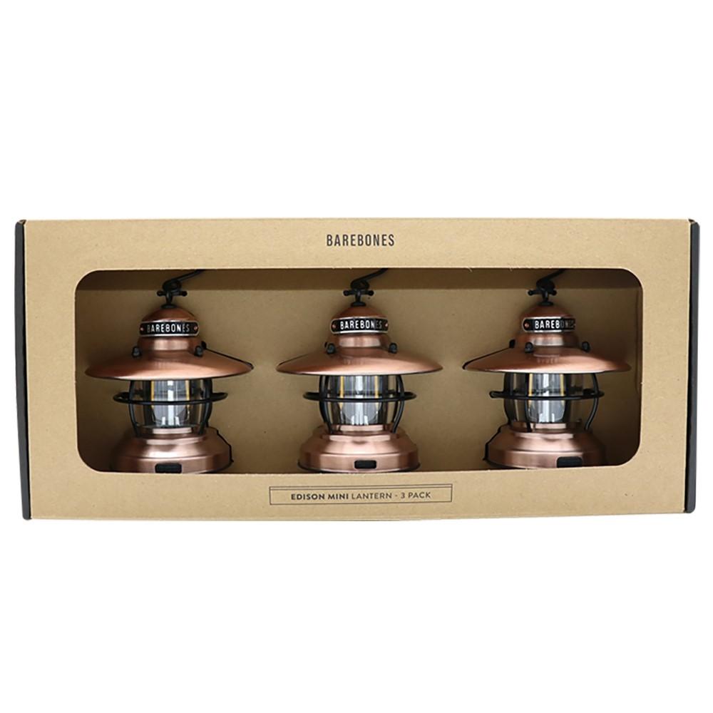 Barebones Edison Mini Lantern Pack 3